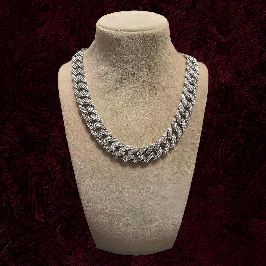 RICH ICED OUT KING DIAMOND MIAMI CHAIN 16mm (Bakır)