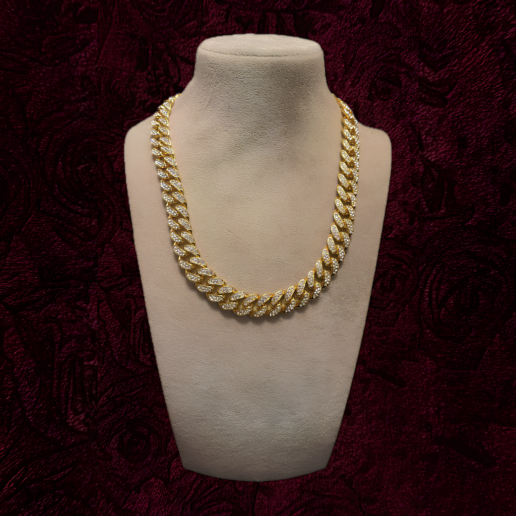 RICH GOLD CUBAN CHAIN 12mm (Bakır)