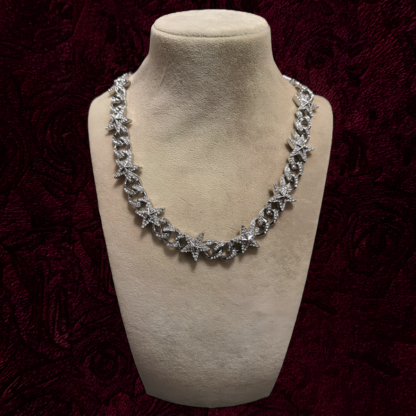 RICH ICED OUT STAR DIAMOND CUBAN CHAIN (Limited Edition)