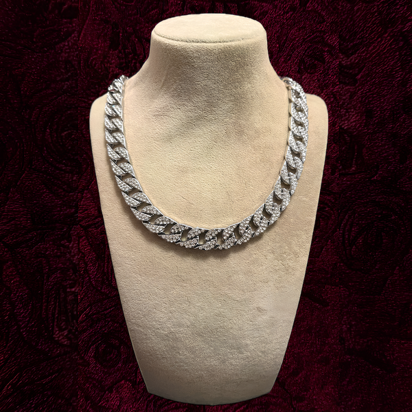 RICH ICED OUT KING CUBAN CHAIN (Bakır)