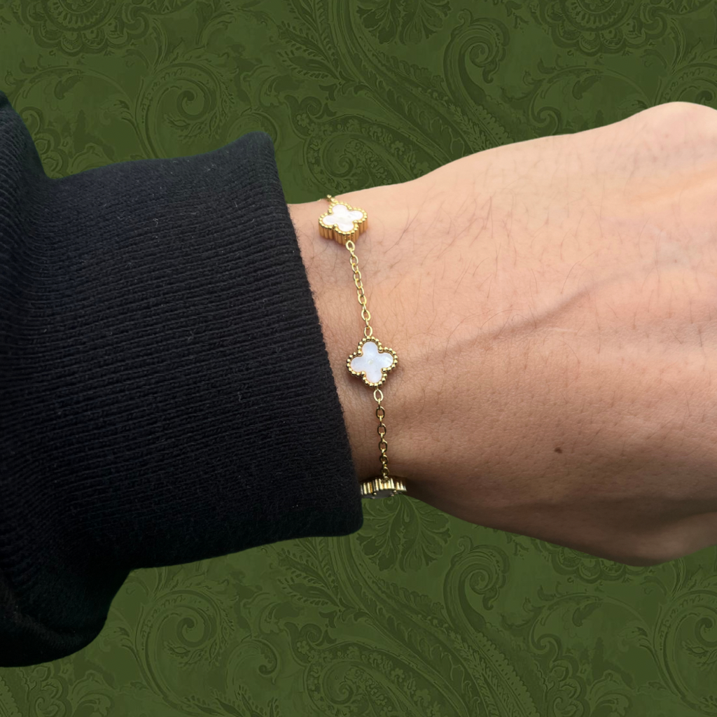 RICH LUI MINI WHITE GOLD EDITION BİLEKLİK (Paslanmaz Çelik)