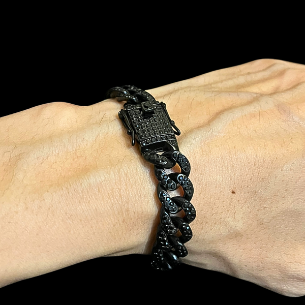 RICH BLACK CUBAN BİLEKLİK