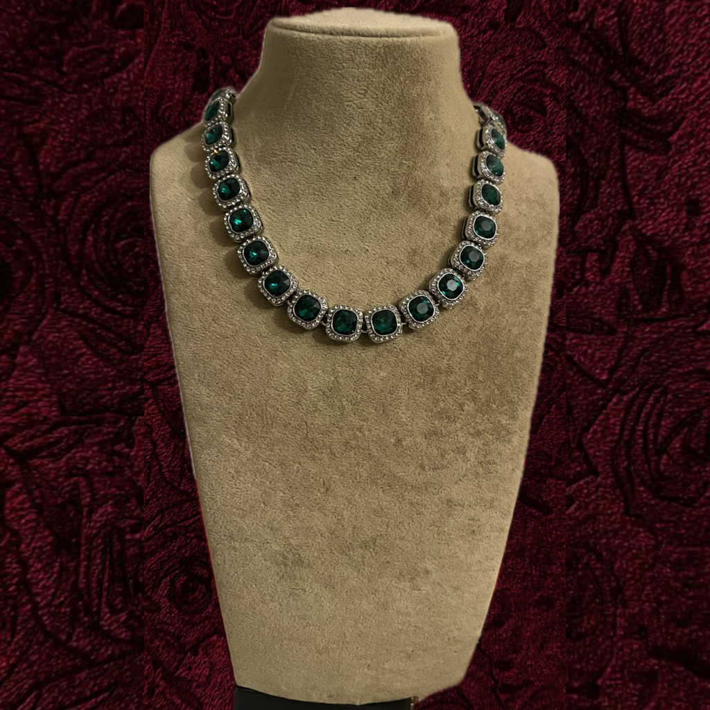 RICH ZUMRUDİ BAGUETTE CHAIN 12mm (Limited Edition)