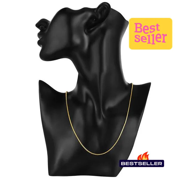 RICH GOLD SNAKE CHAIN 1mm (Paslanmaz Çelik)