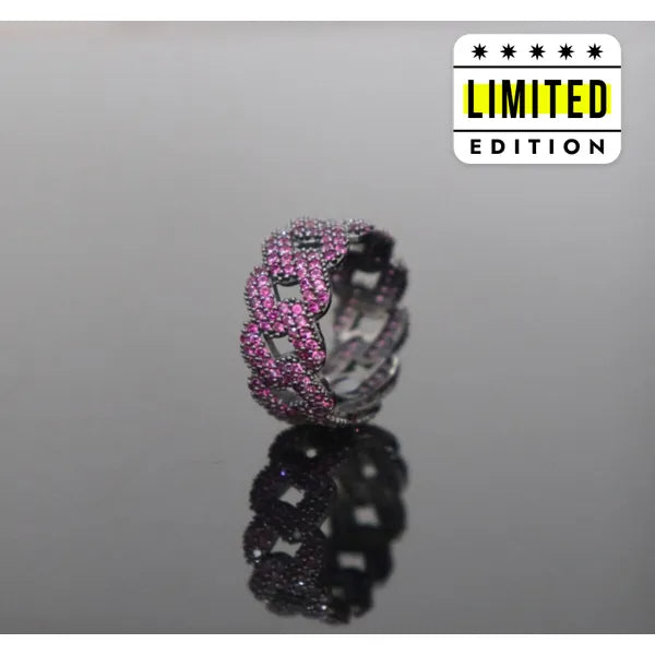 RICH CUBAN RUBY RING (925K SILVER)
