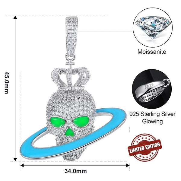RICH SKELETORING (925K Real Silver x Moissanite)
