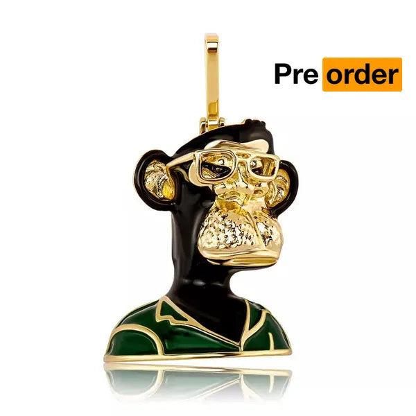 RICH BORED APE No.2 (Gold Plated)