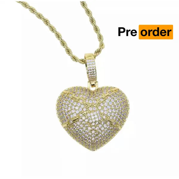 RICH LOCKED HEART (Gold Plated)