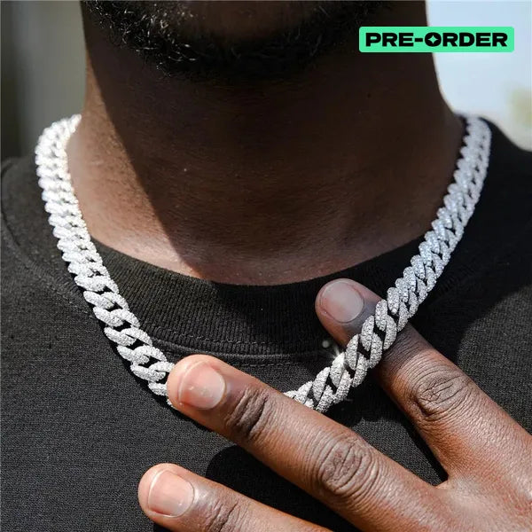 RICH CUBAN CHAIN 10mm (Titanium & Altın Kaplama)