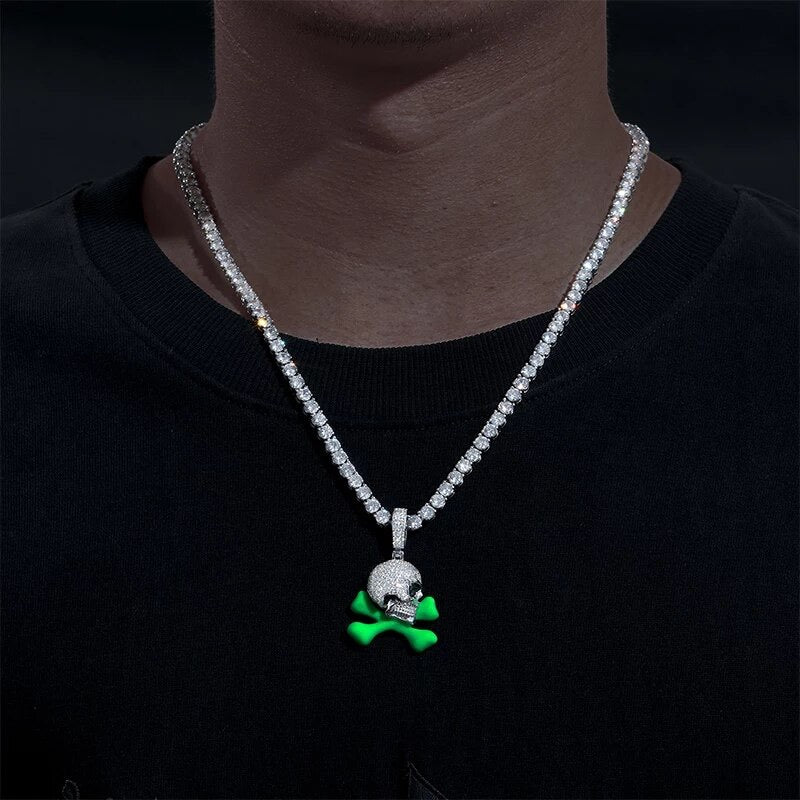 RICH SKELETORING No.3 (925K Real Silver x Moissanite)